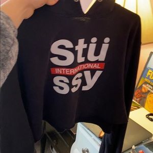 Stussy cropped sweatshirt